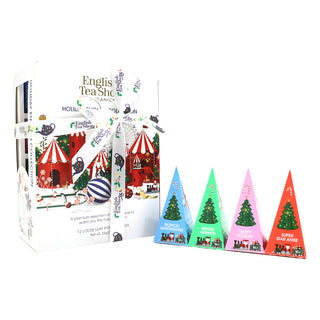 Holiday White Prism  -12 Pyramid Prism Gift Pack