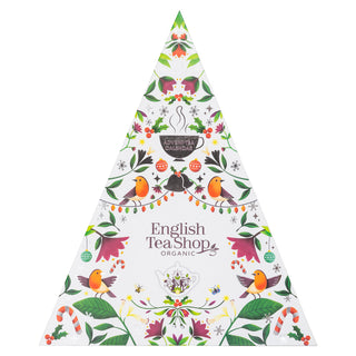 Advent Calendar - Triangular White  - 25 Pyramids