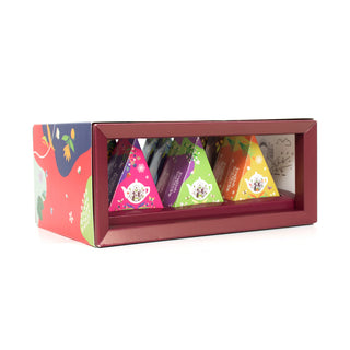 Classic Tea Selection -  12 Pyramid Wedge Tea Bag Gift Pack