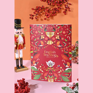 Advent Calendar - Sachet Book Red - 24 Tea Sachets