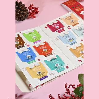 Advent Calendar - Sachet Book Red - 24 Tea Sachets