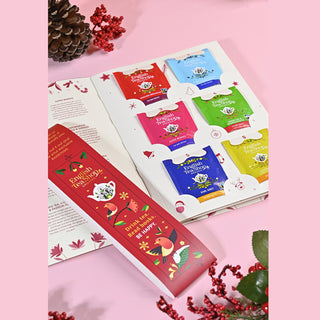 Advent Calendar - Sachet Book Red - 24 Tea Sachets