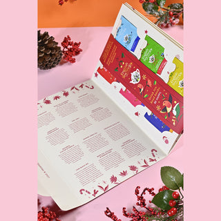 Advent Calendar - Sachet Book Red - 24 Tea Sachets