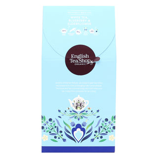 White Tea, Blueberry & Elderflower - 15 Pyramid Tea Bags