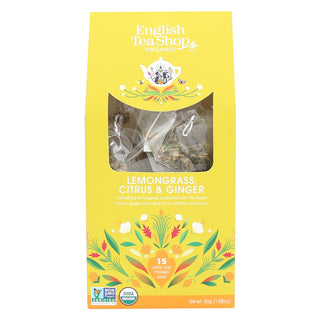 Lemongrass, Citrus & Ginger -15 Pyramid Tea Bags
