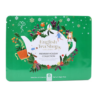 Premium Holiday Collection Green Gift Tin - 36 Tea Sachets