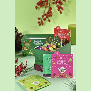 Advent Calendar - Green Sachet Gift Box - 25 Tea Sachets