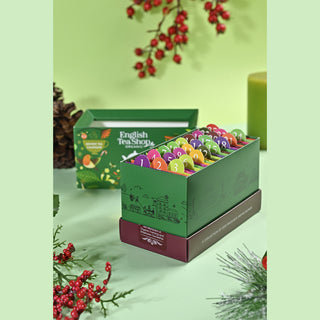 Advent Calendar - Green Sachet Gift Box - 25 Tea Sachets