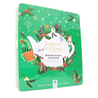 Premium Holiday Collection Green Gift Tin - 72 Tea Sachet