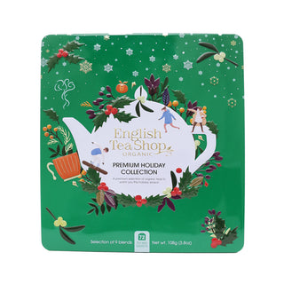 Premium Holiday Collection Green Gift Tin - 72 Tea Sachet