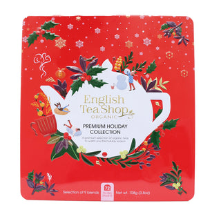 Premium Holiday Collection Red Gift Tin - 72  Tea Sachet