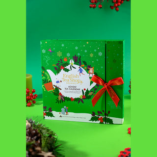 Advent Calendar - Book Style Green - 25 Pyramids