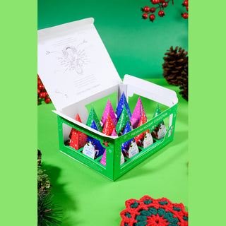 Holiday Green Prism  -12 Pyramid Prism Gift Pack