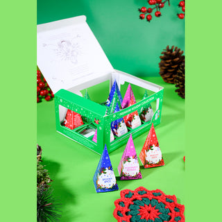 Holiday Green Prism  -12 Pyramid Prism Gift Pack