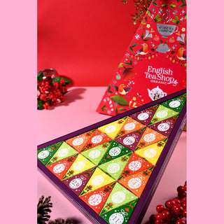 Advent Calendar - Triangular Red - 25 Pyramids