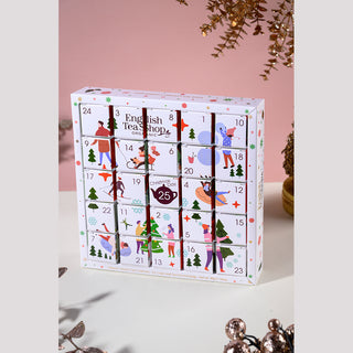 Advent Calendar - Puzzle White Ornaments - 25 Pyramids