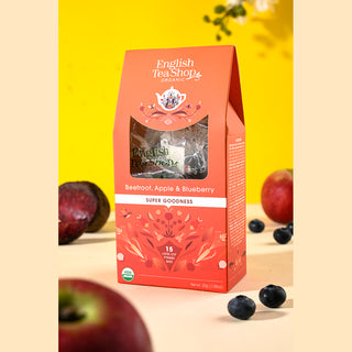 Beetroot, Apple & Blueberry - 15 Pyramid Tea Bags