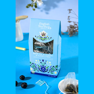 White Tea, Blueberry & Elderflower - 15 Pyramid Tea Bags