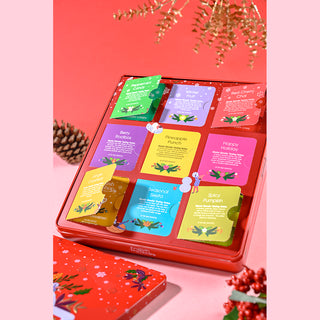 Premium Holiday Collection Red Gift Tin - 72  Tea Sachet