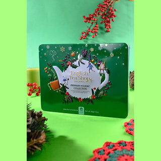 Premium Holiday Collection Green Gift Tin - 36 Tea Sachets