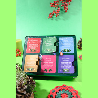 Premium Holiday Collection Green Gift Tin - 36 Tea Sachets