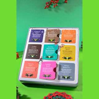 Premium Holiday Collection White Gift Tin - 72 Tea Sachet