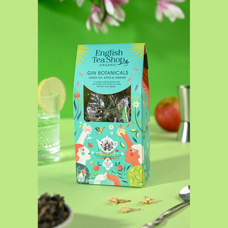 Green Tea, Apple & Jasmine  - 7 Pyramid Infusion Bags Gin Botanicals