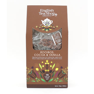 Rooibos, Cocoa & Vanilla -15 Pyramid Tea Bags